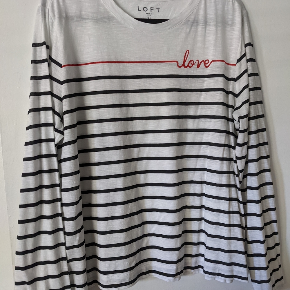 LOFT Love Long Sleeves Tee